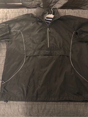 Nike Men's XL Y2K Black Pullover Windbreaker Jacket